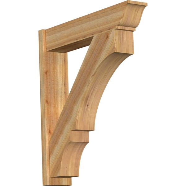 Ekena Millwork Balboa Traditional Rough Sawn Outlooker, Western Red Cedar, 8"W x 38"D x 42"H OUT08X38X42BOA01RWR - main